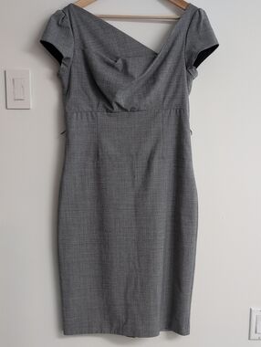 Vintage Y2K le chateau Gray Sheath Dress Size L